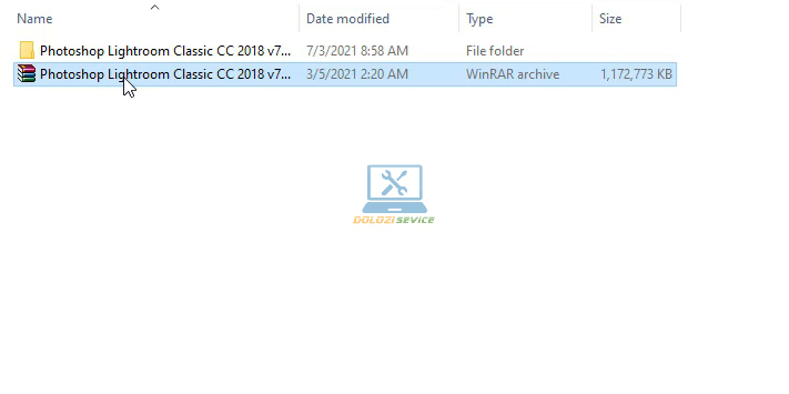 Giải nén phần mềm Lightroom 2018 Full Crack