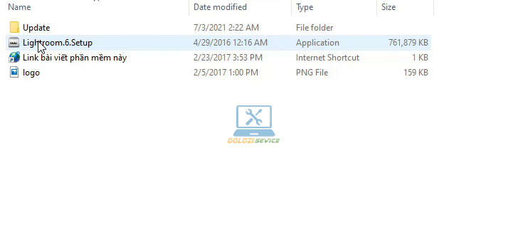 Chạy File cài đặt phần mềm