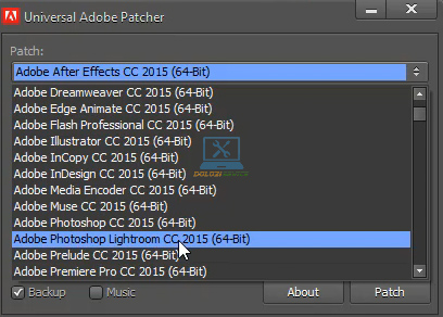 Chọn phần mềm cần kích hoạt bản quyền như hình