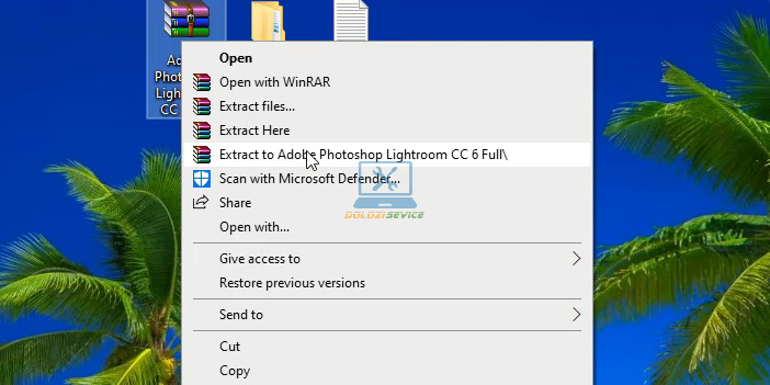 Giải nén phần mềm Lightroom CS6 Full Crack