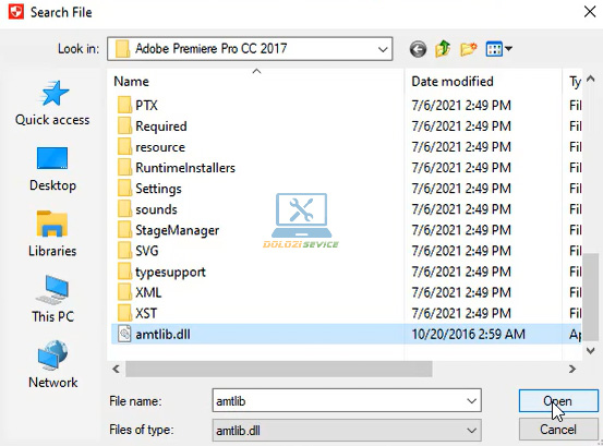 Hướng Dẫn Cài Đặt Premiere 2017 Và Tải Phần Mềm Miễn Phí 13 Chọn File kích hoạt bản quyền