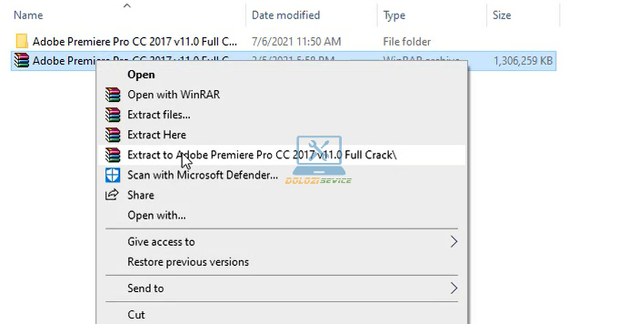 Hướng Dẫn Cài Đặt Premiere 2017 Và Tải Phần Mềm Miễn Phí 2 Giải nén phần mềm Premiere 2017 Full Crack