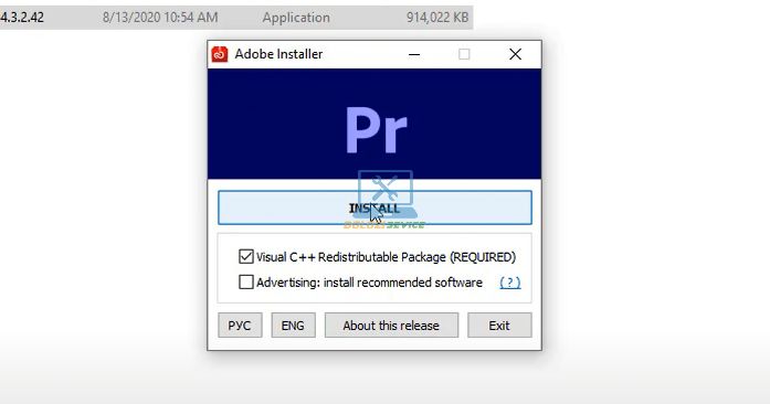 Cách cài đặt và tải Premiere Pro 2020 dễ dàng và nhanh chóng 6 Chọn Install