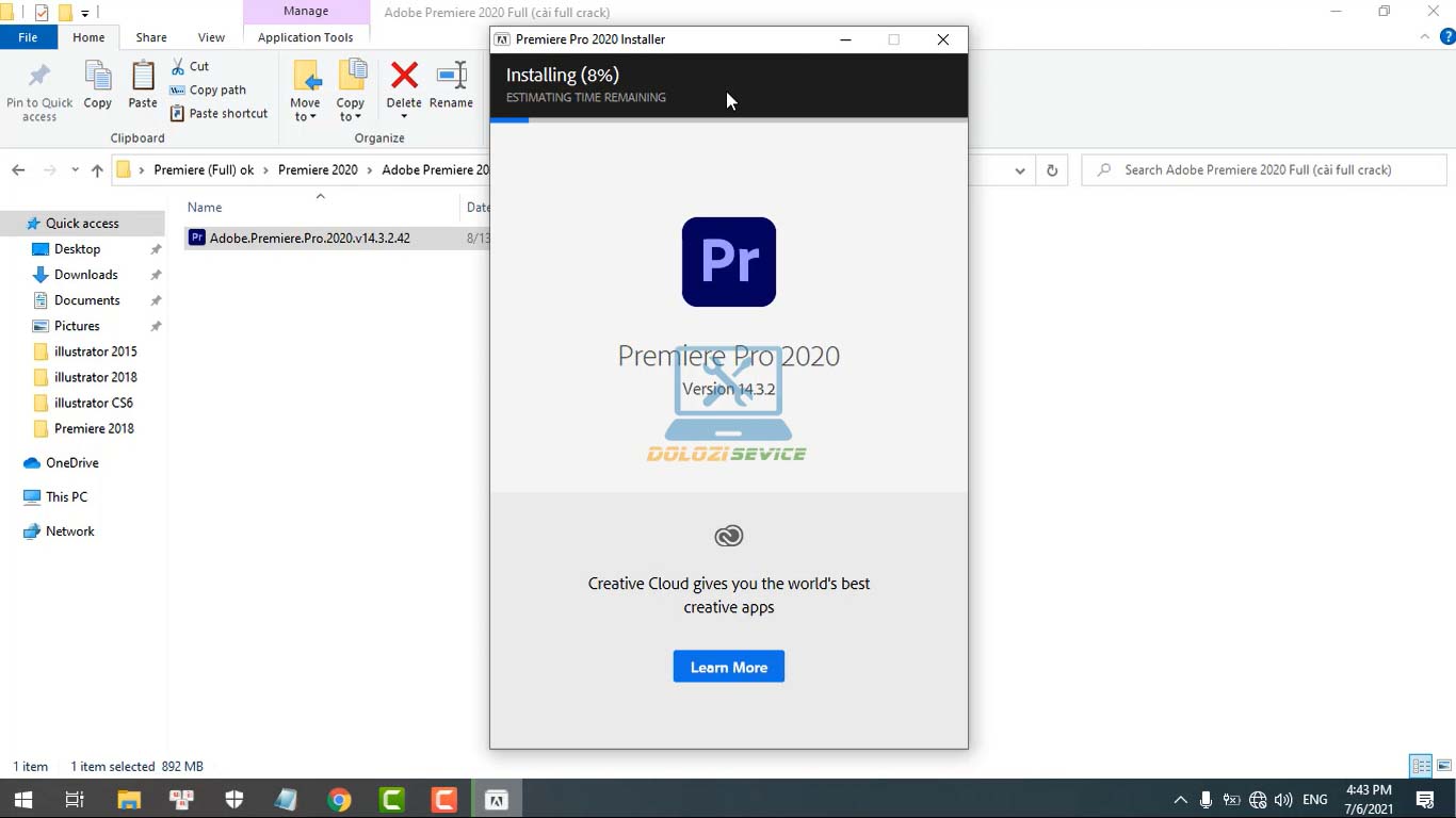 Cách cài đặt và tải Premiere Pro 2020 dễ dàng và nhanh chóng 9 Đợi phần mềm Premiere 2020 cài đặt hoàn tất