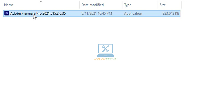 Chạy File cài đặt phần mềm