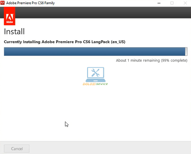 Đợi phần mềm cài đặt hoàn tất