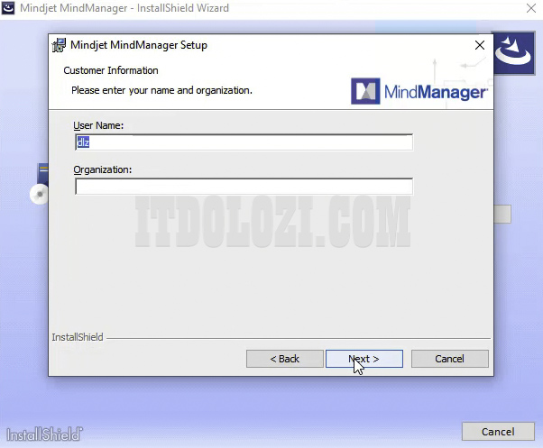 Tiếp tục Nhấn Next
