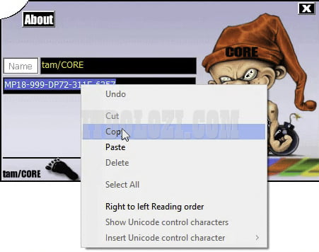 Thay đổi License Key
