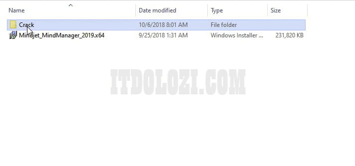 Truy cập vào thư mục Crack