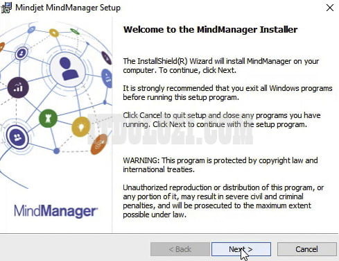 Tiếp theo ta nhấn Next