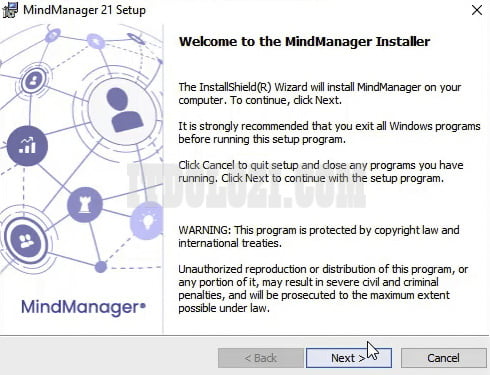 Nhấn Next để tiếp tục