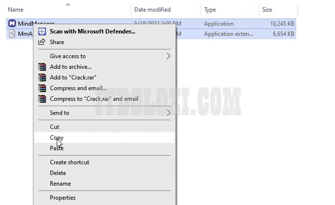 Sao chép tất cả file