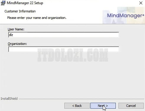 Tiếp tục nhấn Next