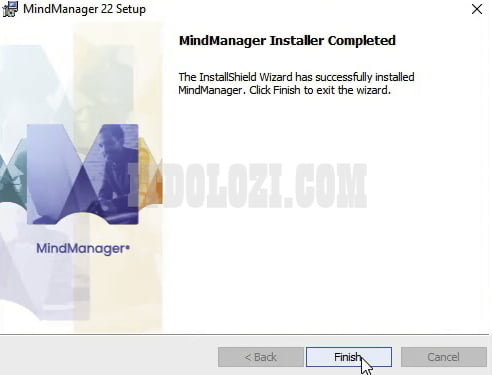 Hoàn tất cài đặt và chọn Finish