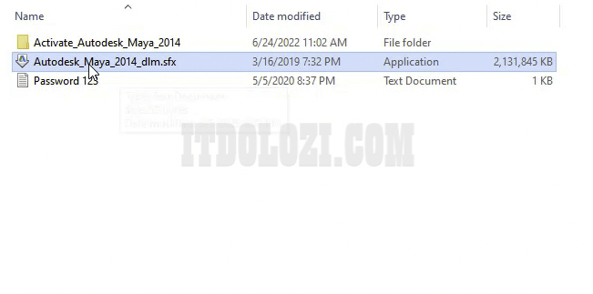 Giải nén phần mềm Autodesk Maya 2014 sau đó chạy File Setup