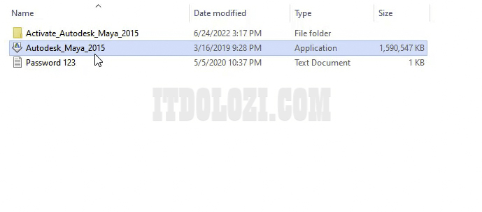 Giải nén phần mềm Autodesk Maya 2015 sau đó chạy File Setup