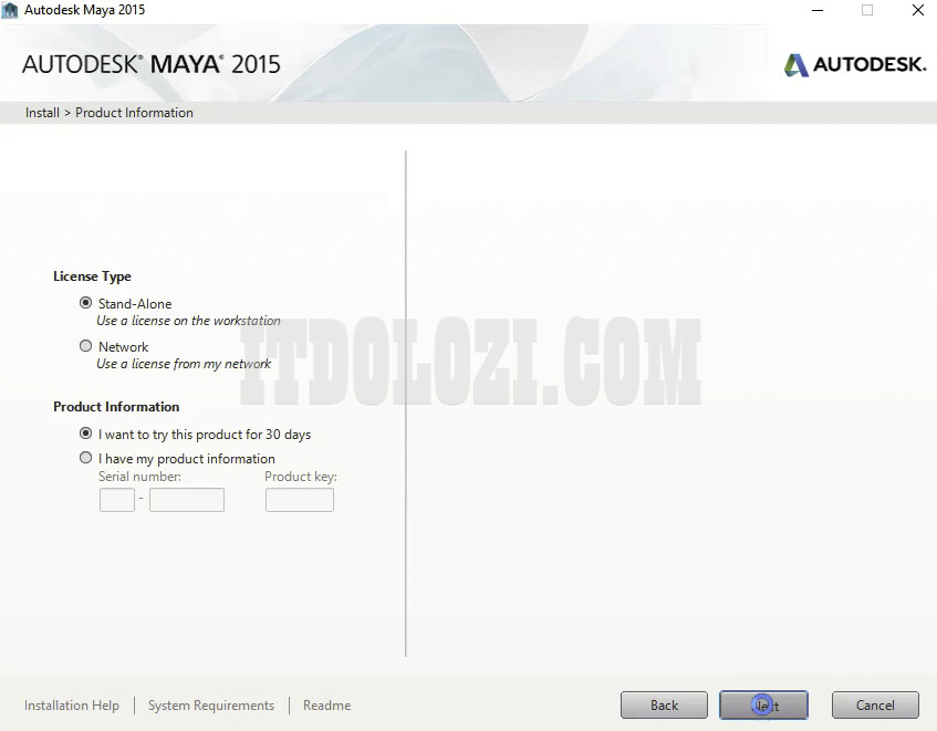 Chọn I want to try this product for 30 days