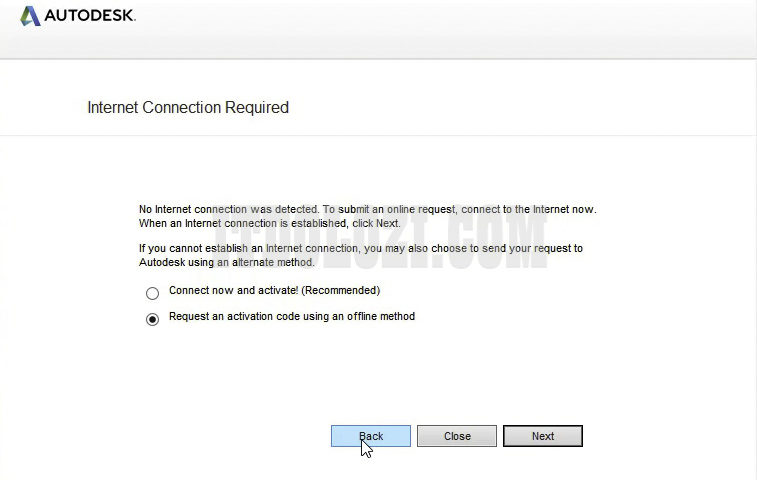 Nhấn Back để trở lại