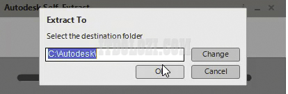 Nhấn OK với các tùy chọn mặc định