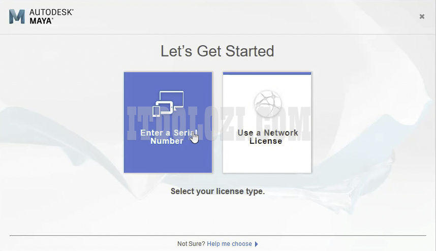 Khởi chạy phần mềm và nhập số Serial