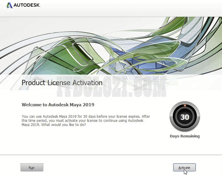 Nhấn Activate để tiếp tục