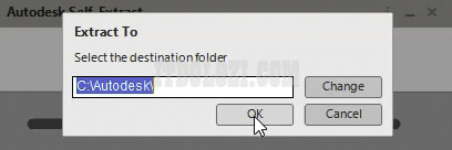 Chấp nhận cài đặt mặc định và nhấn OK