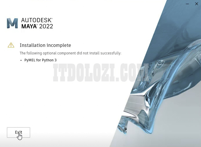 Cài đặt thành công Autodesk Maya 2022