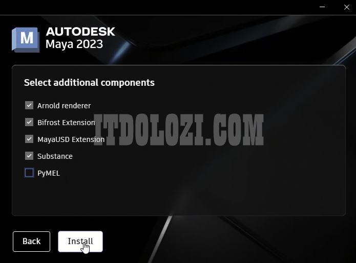 Bắt đầu cài đặt