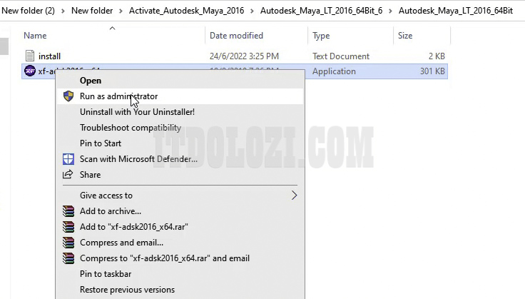 Mở thư mục Activate và chạy File X-force