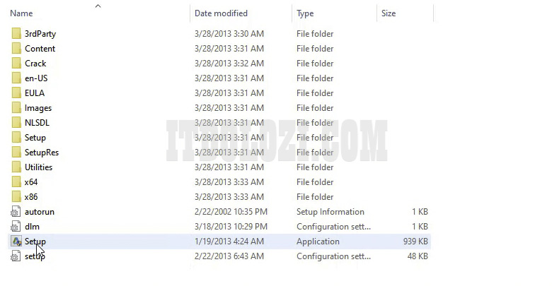 Giải nén phần mềm và chạy File Setup