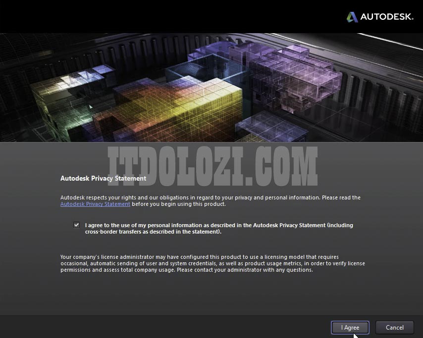 Khởi động phần mềm và nhấn I Agree