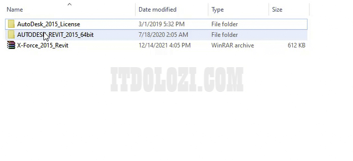 Hướng Dẫn Cài Đặt Revit 2015 và Tải Phần Mềm Miễn Phí 3 Giải nén phần mềm Autodesk Revit 2015