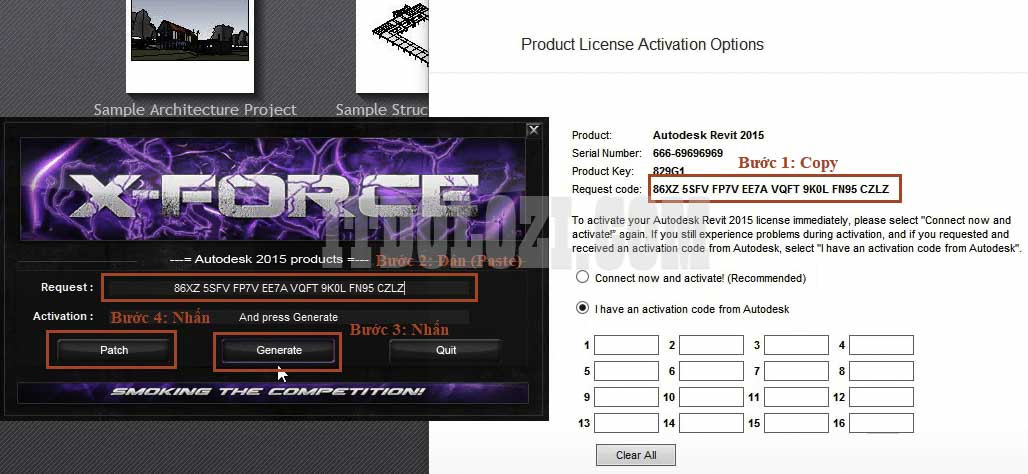 Hướng Dẫn Cài Đặt Revit 2015 và Tải Phần Mềm Miễn Phí 18 Kích hoạt phần mềm Autodesk Revit 2014