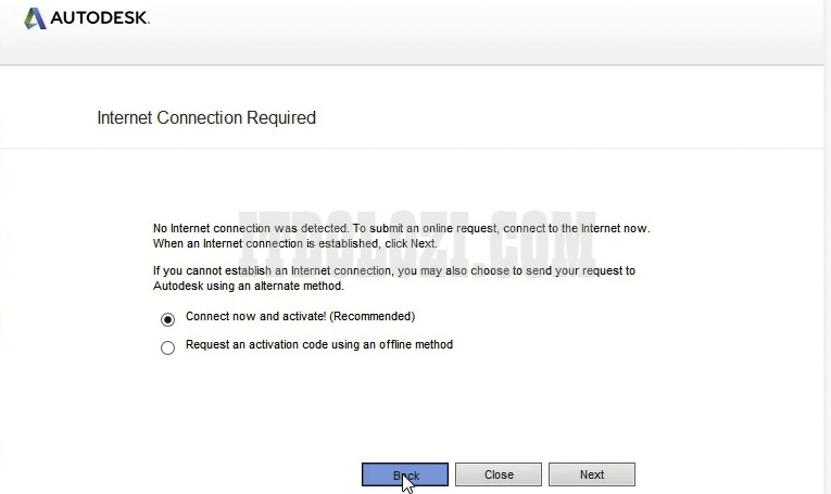 Tiếp theo ta chọn Back để quay lại