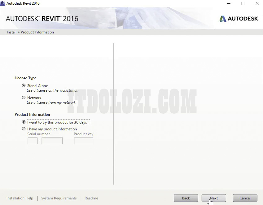 Chọn I Want to try this product for 30 days