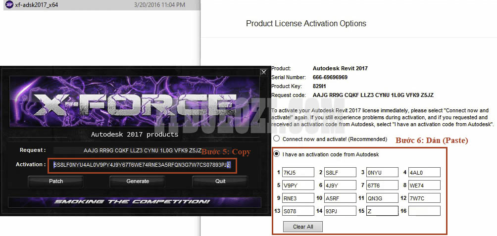 Dán đoạn Code vào phần mềm Autodesk Revit 2017