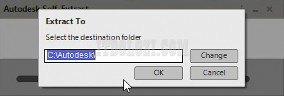 Nhấn OK để giải nén phần mềm