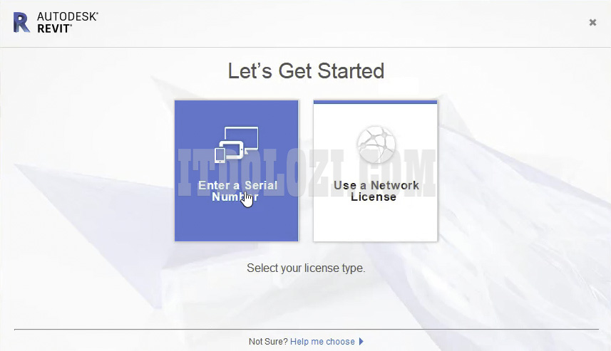 Nhấn Enter a Serial Number