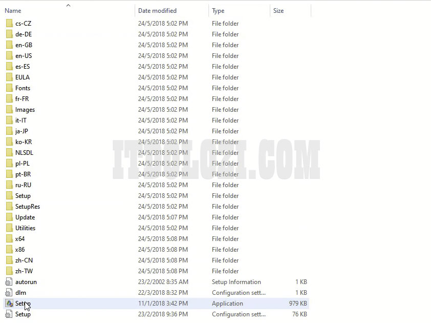 Giải nén phần mềm Autodesk Revit 2019 sau đó chạy File Setup