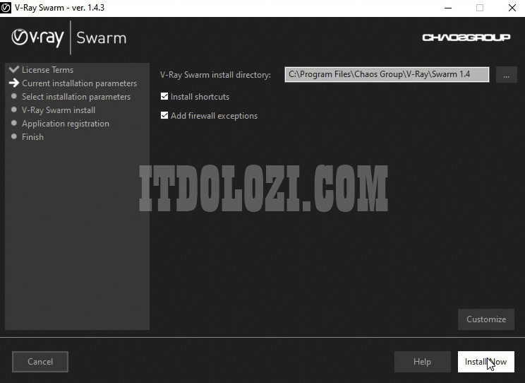 Nhấn Install Now để hoàn thành việc cài đặt Vray 4.0 for Sketchup 2016