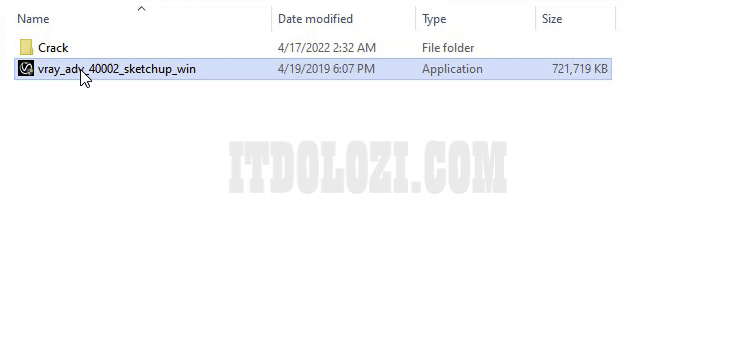 Hướng dẫn cài đặt Vray 4 cho Sketchup 2018 - Tải ngay! 2 Giải nén Vray 4.0 for Sketchup 2018 sau đó chạy File Setup