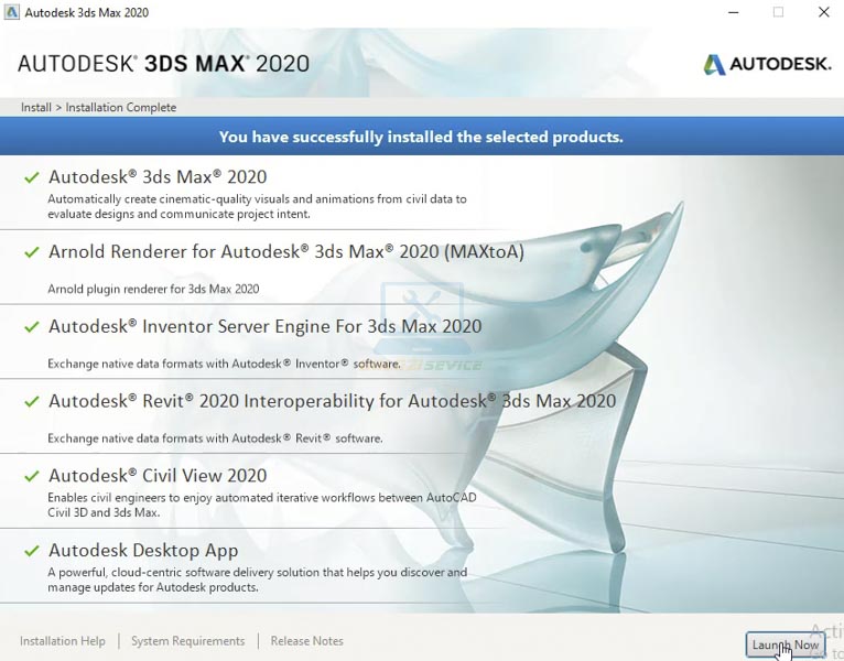 Chọn Launch Now sau khi cài đặt hoàn tất