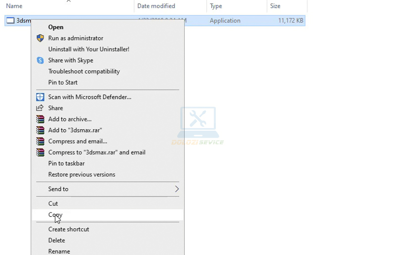 Sao chép file kích hoạt bản quyền