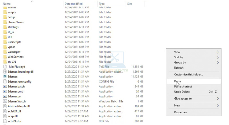 Dán file kích hoạt bản quyền vào thư mục