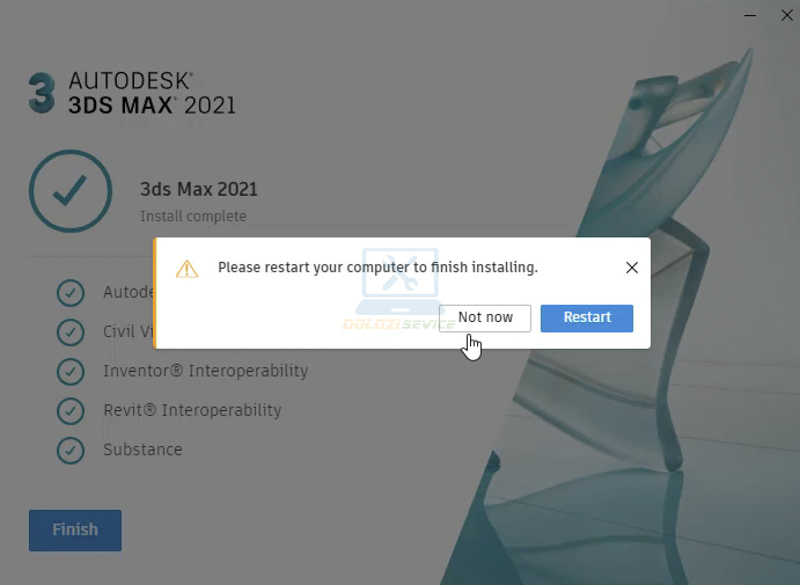 Chọn không khi hiện thông báo