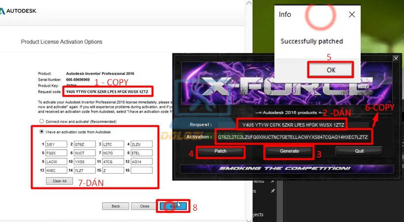 Làm theo hướng dẫn