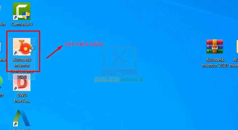 Mở phần mềm ra