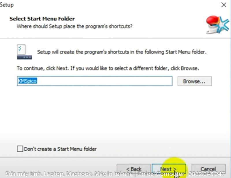 Next để tiếp tục