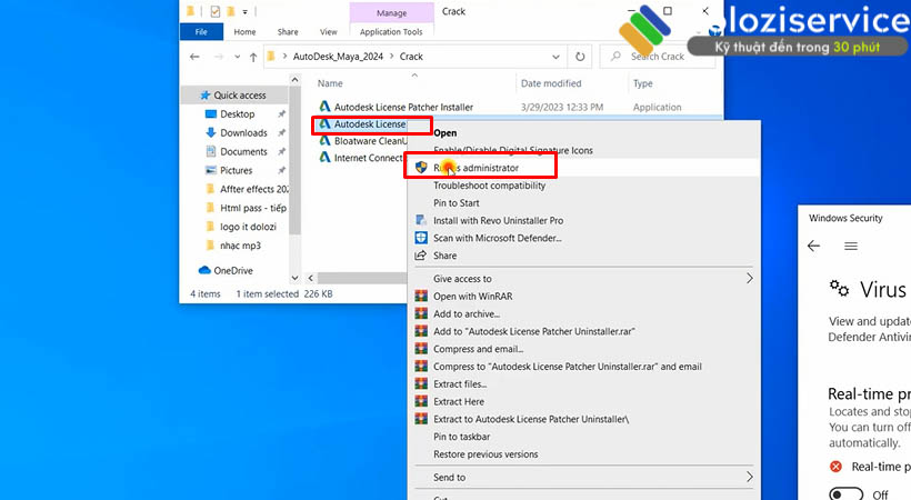 Hướng Dẫn Cài Đặt Và Tải Maya 2024 Đơn Giản Nhất 9 Mở file Cra-ck sau đó khởi chạy file như trên.