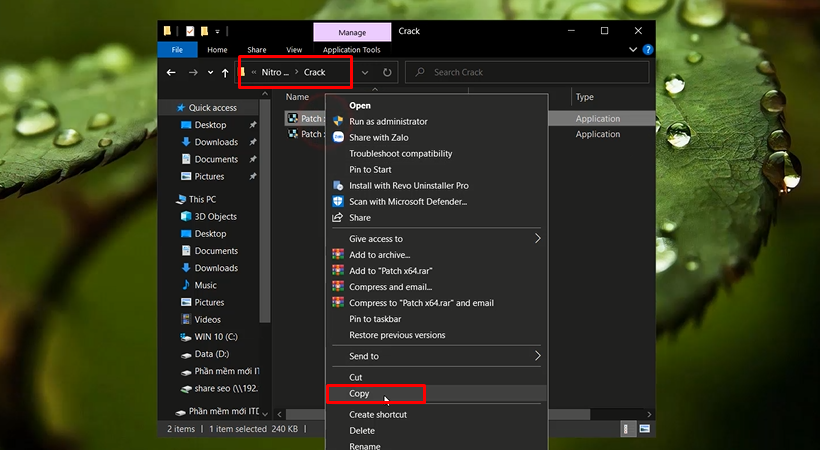 Hướng Dẫn Cài Đặt và Tải Nitro Pro Enterprise 21 Miễn Phí 7 Mở file kích hoạt Nitro Pro